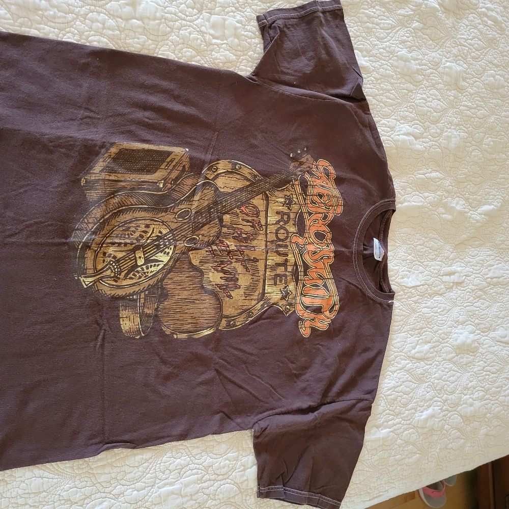 XL Aerosmith T-shirt Brown Disney World Ride